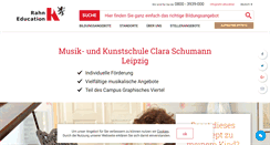 Desktop Screenshot of musikschule-clara-schumann.de